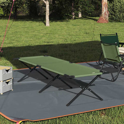 Cama De Camping Plegable Manual 2 Pcs