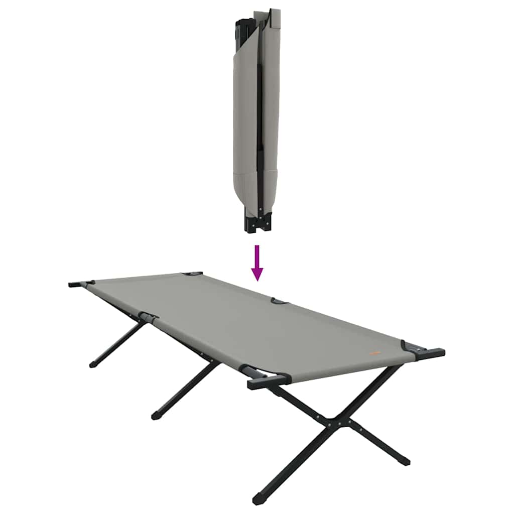 Cama De Camping Plegable Manual 2 Pcs