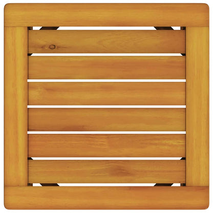 Tumbona 3 Pcs Marrón Madera De Acacia Sólida
