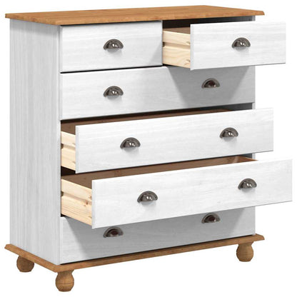 Cajón De Gaveta Askim 91 X 40 X 95,5 Cm Madera De Pino Macizo