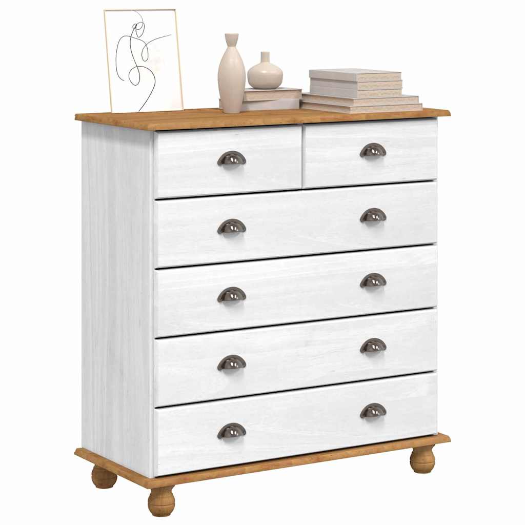 Cajón De Gaveta Askim 91 X 40 X 95,5 Cm Madera De Pino Macizo