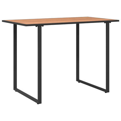 Mesa De Jardín 100 X 55 X 70 Cm Madera