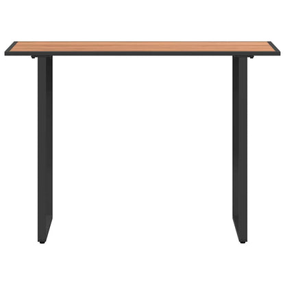 Mesa De Jardín 100 X 55 X 70 Cm Madera