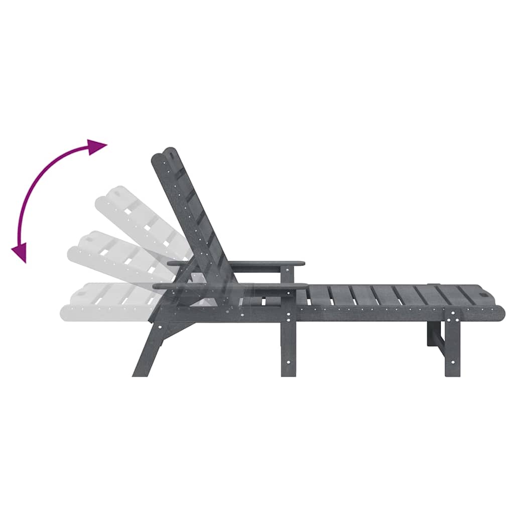 Tumbona 195,5 X 53 X 98,5 Cm Hdpe