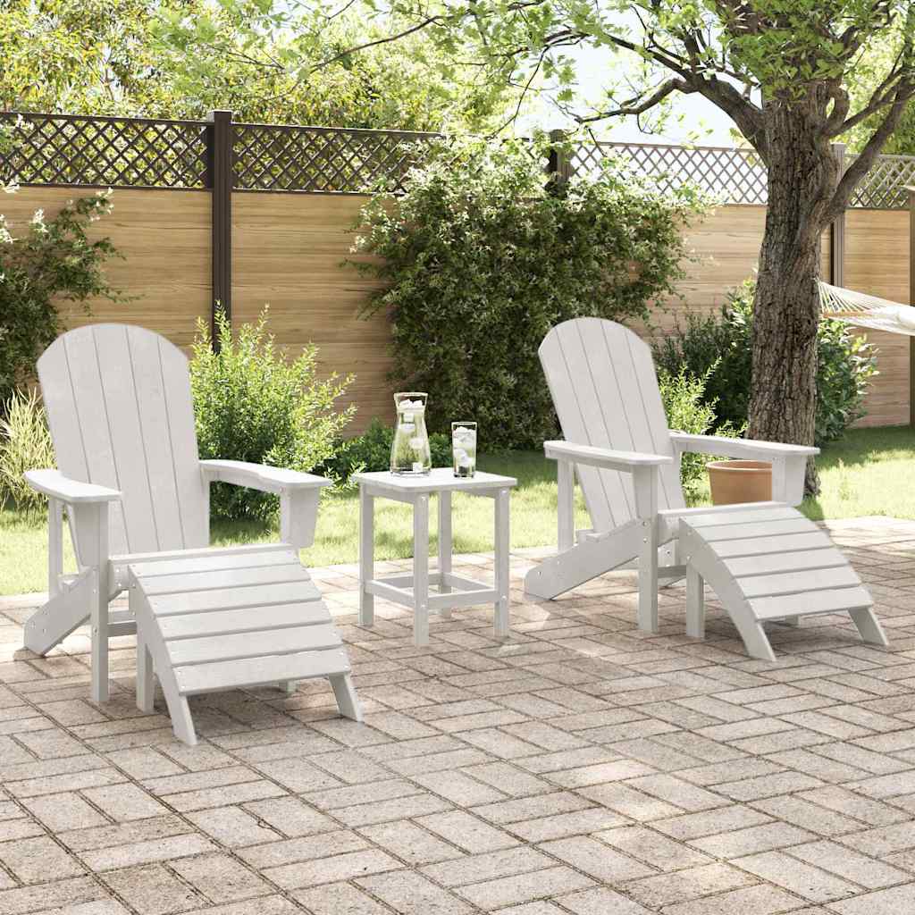 Silla De Jardín 2 Pcs 83 X 74 X 92 Cm Polietileno