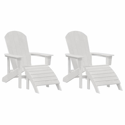 Silla De Jardín 2 Pcs 83 X 74 X 92 Cm Polietileno
