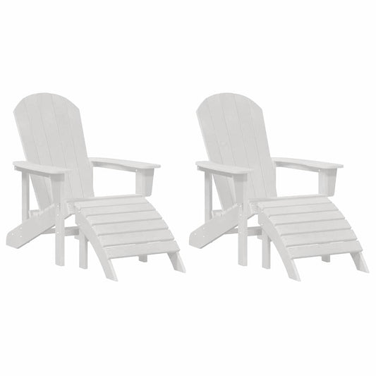 Silla De Jardín 2 Pcs 83 X 74 X 92 Cm Polietileno