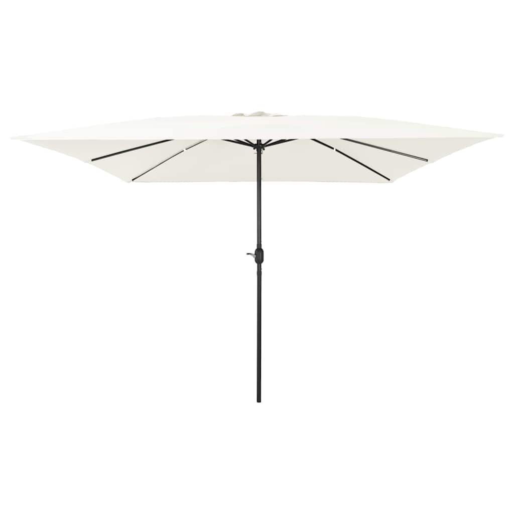 Sombrilla De Jardín 295 X 295 X 245 Cm Poliéster Y Acero