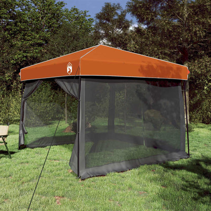 Juego De Tienda De Camping 2 Pcs Gris Y Tafetán Y Tela