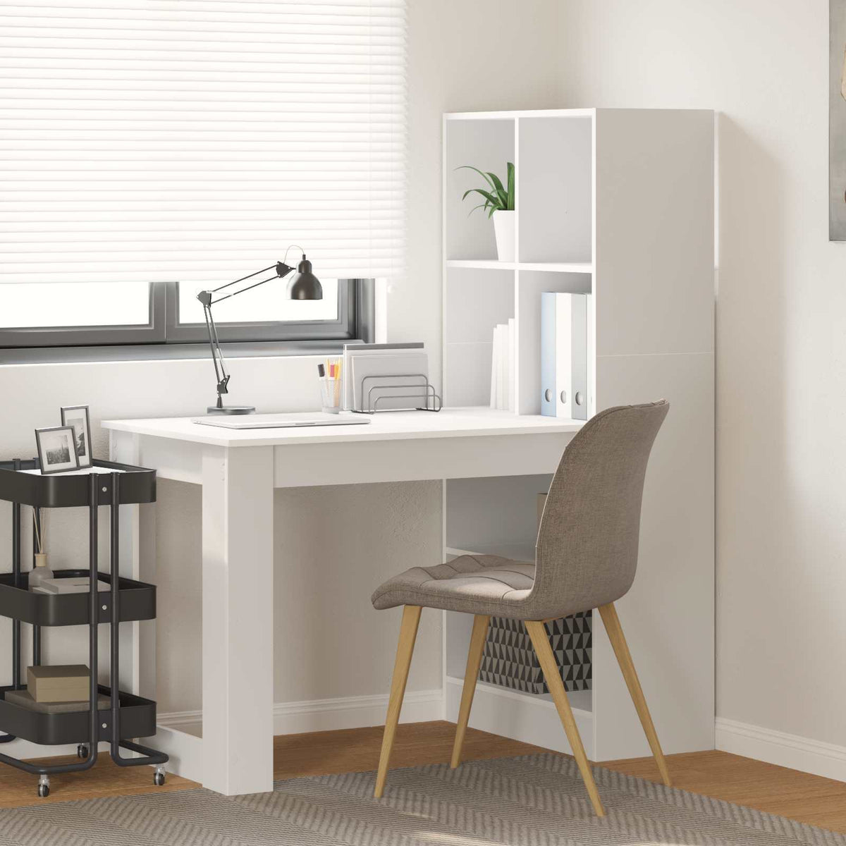 Escritorio Madera De Ingeniería 122 X 67 X 145 Cm
