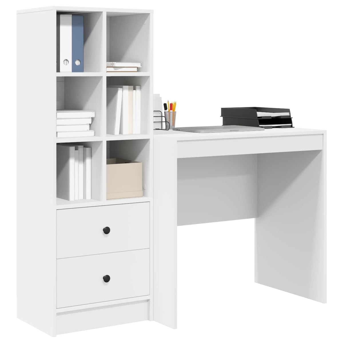 Escritorio 125,5 X 50 X 127 Cm 2 Uds.
