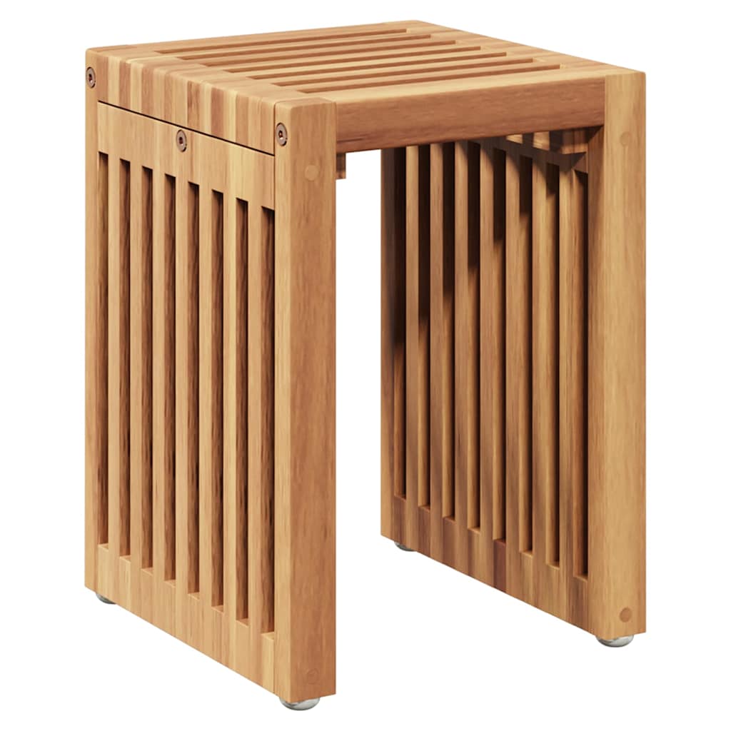 Mesa Auxiliar De Jardín 3 Pcs Marrón 33 X 44,5 X 51 Cm