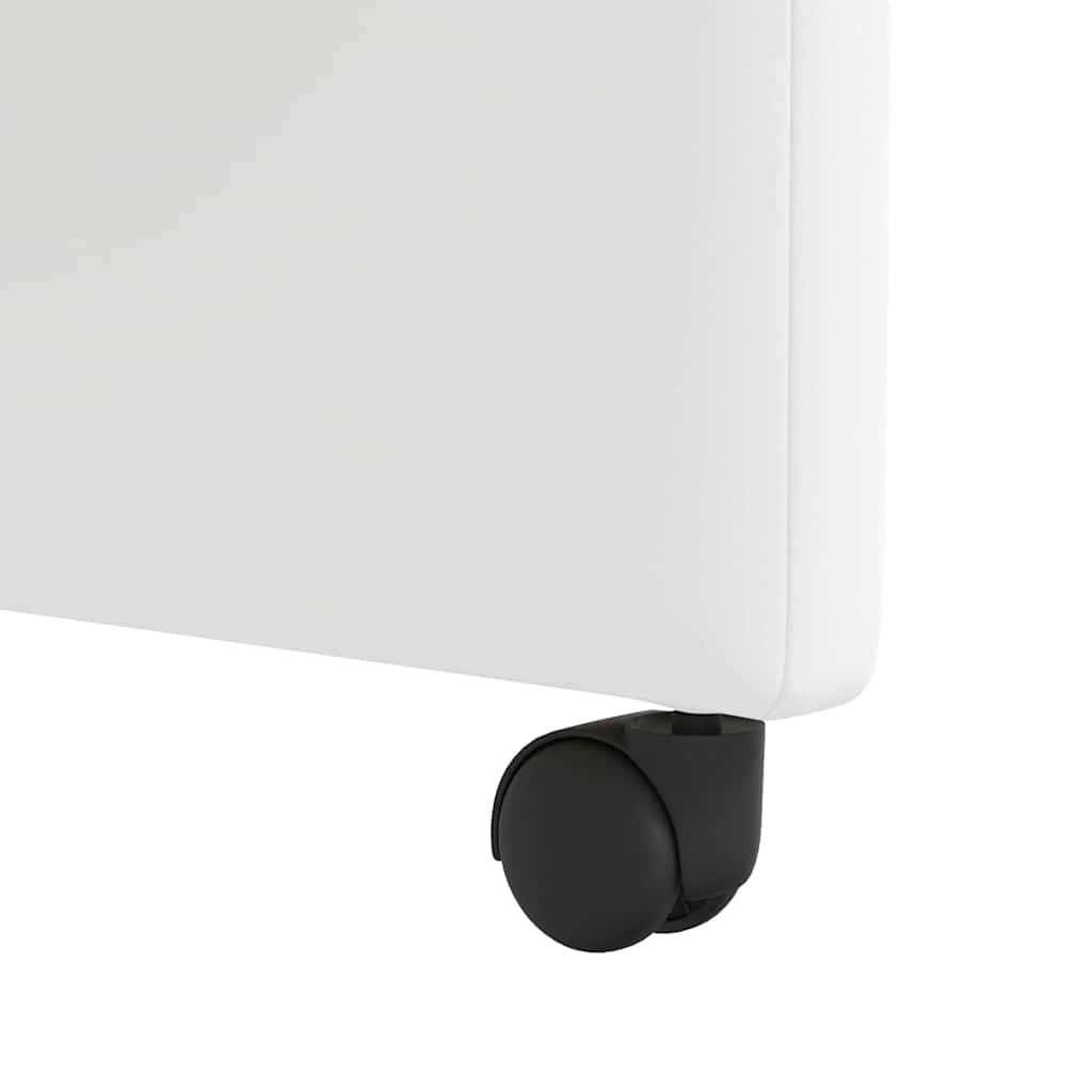 Sillas De Comedor Con Ruedas 2 Uds. Cuero Sintético