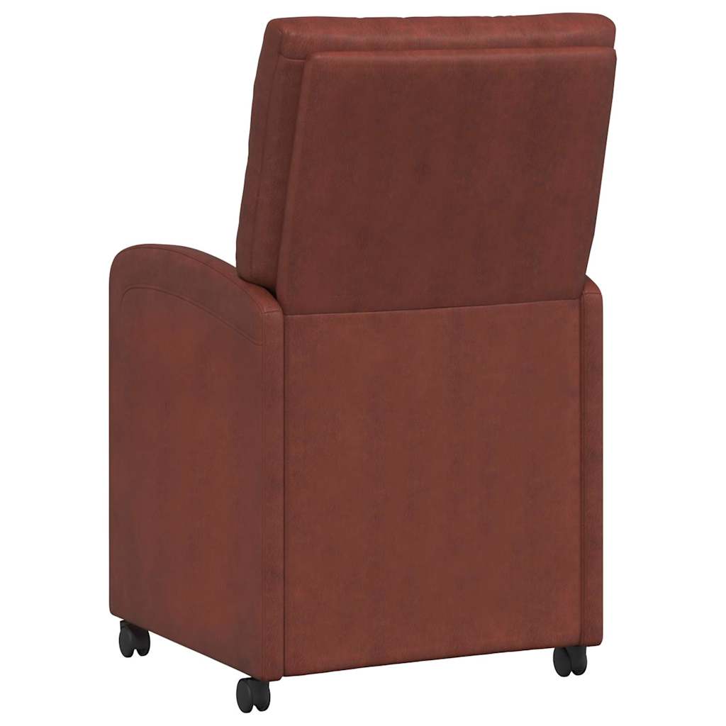 Sillas De Comedor Con Ruedas 2 Uds. Cuero Sintético