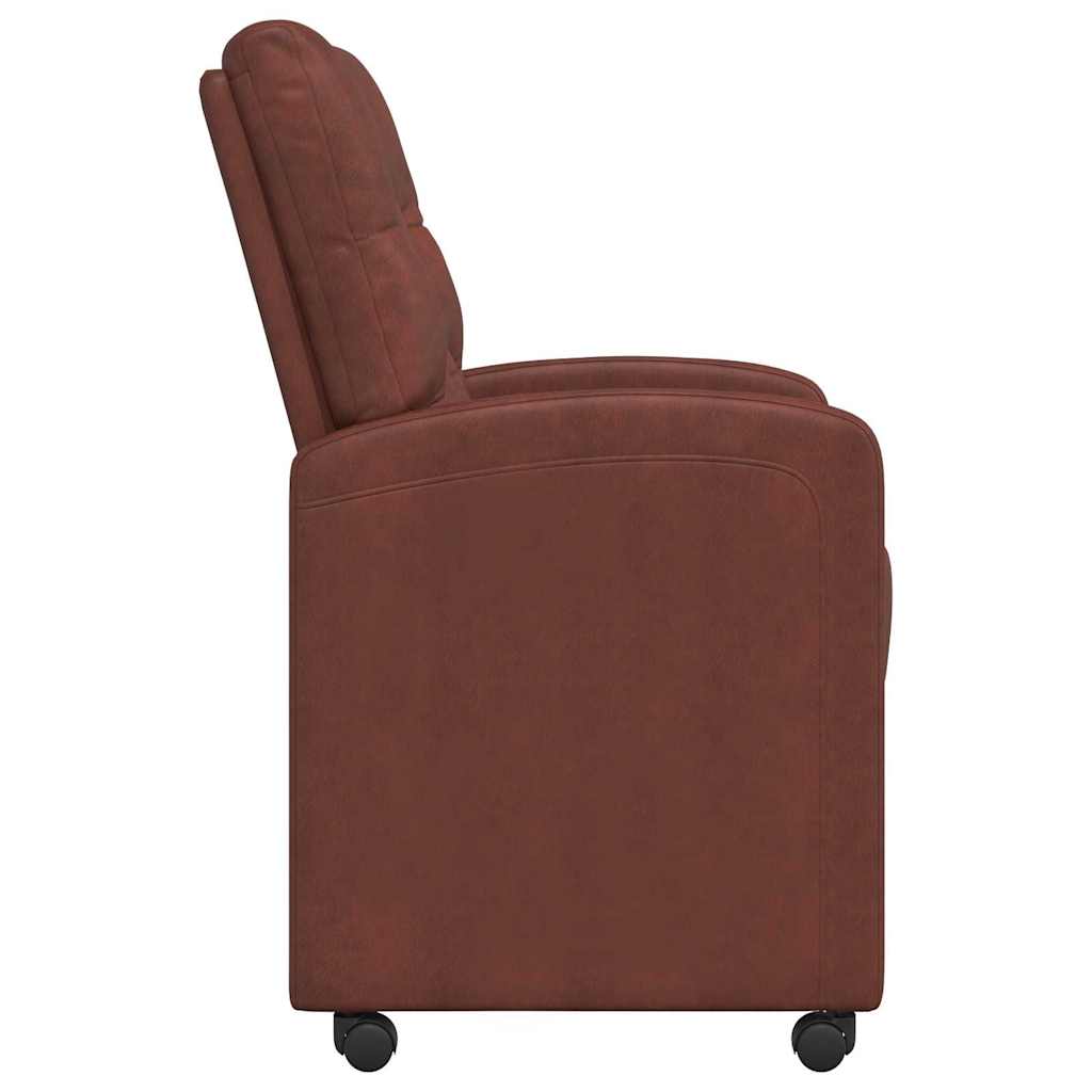 Sillas De Comedor Con Ruedas 2 Uds. Cuero Sintético