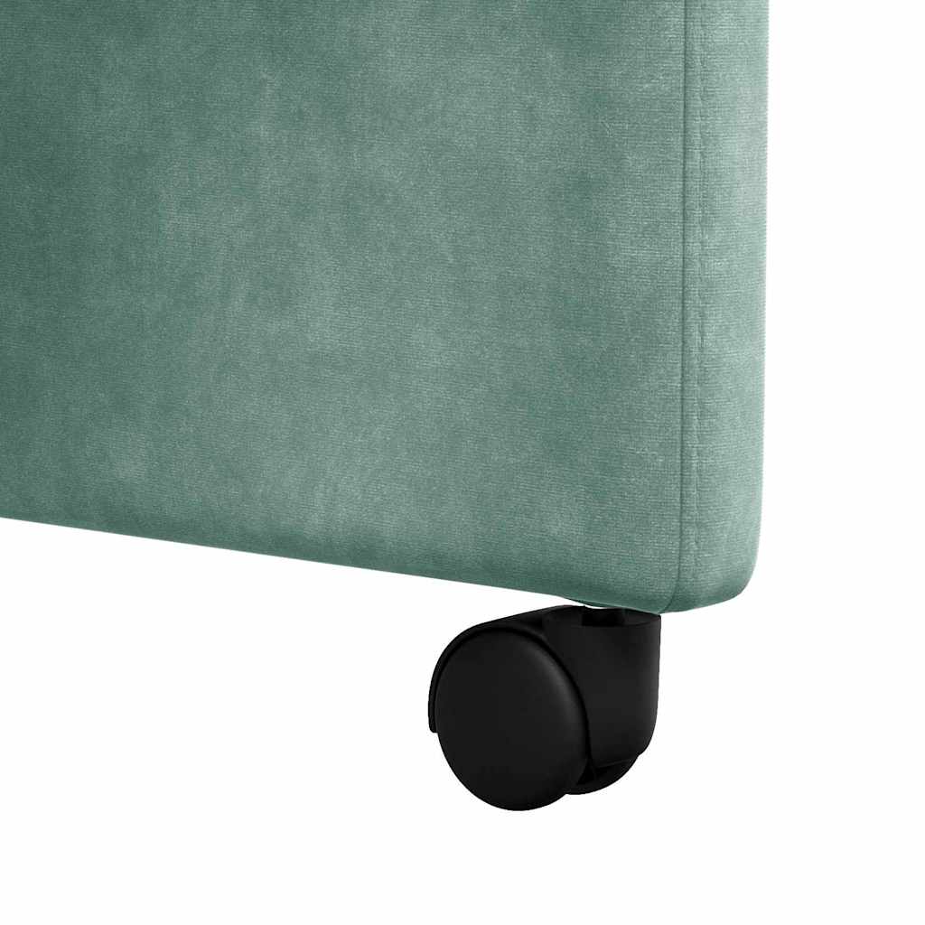 Sillas De Comedor Con Ruedas 2 Uds. Terciopelo