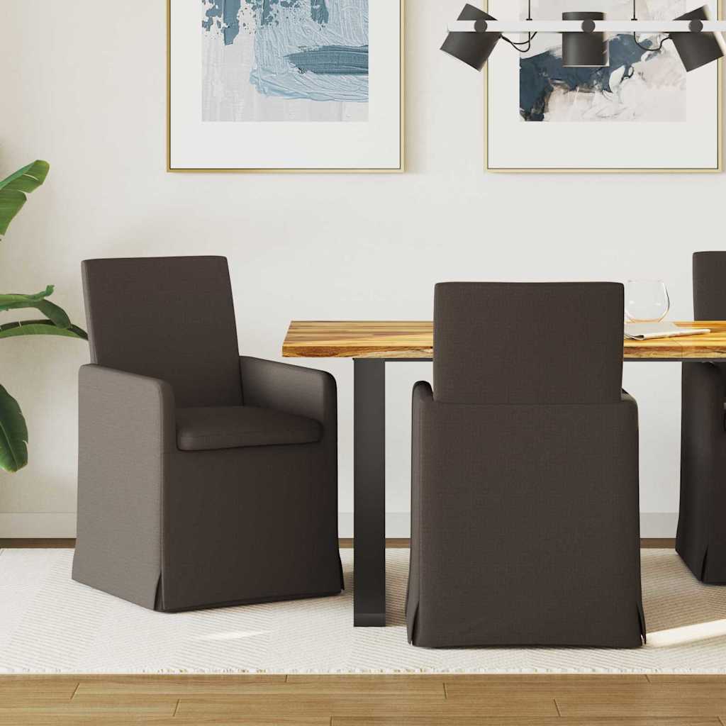 Sillas De Comedor 2 Uds. Lino 57 X 68 X 94 Cm