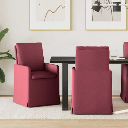 Sillas De Comedor 2 Uds. Tela 57 X 67 X 98 Cm