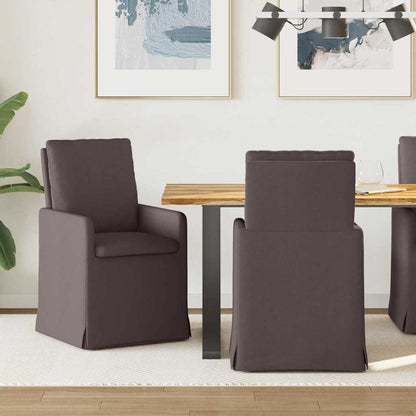 Sillas De Comedor 2 Uds. Tela 57 X 67 X 98 Cm
