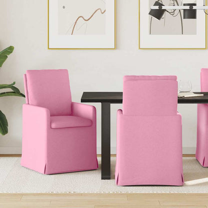 Sillas De Comedor 2 Uds. Tela 57 X 67 X 98 Cm