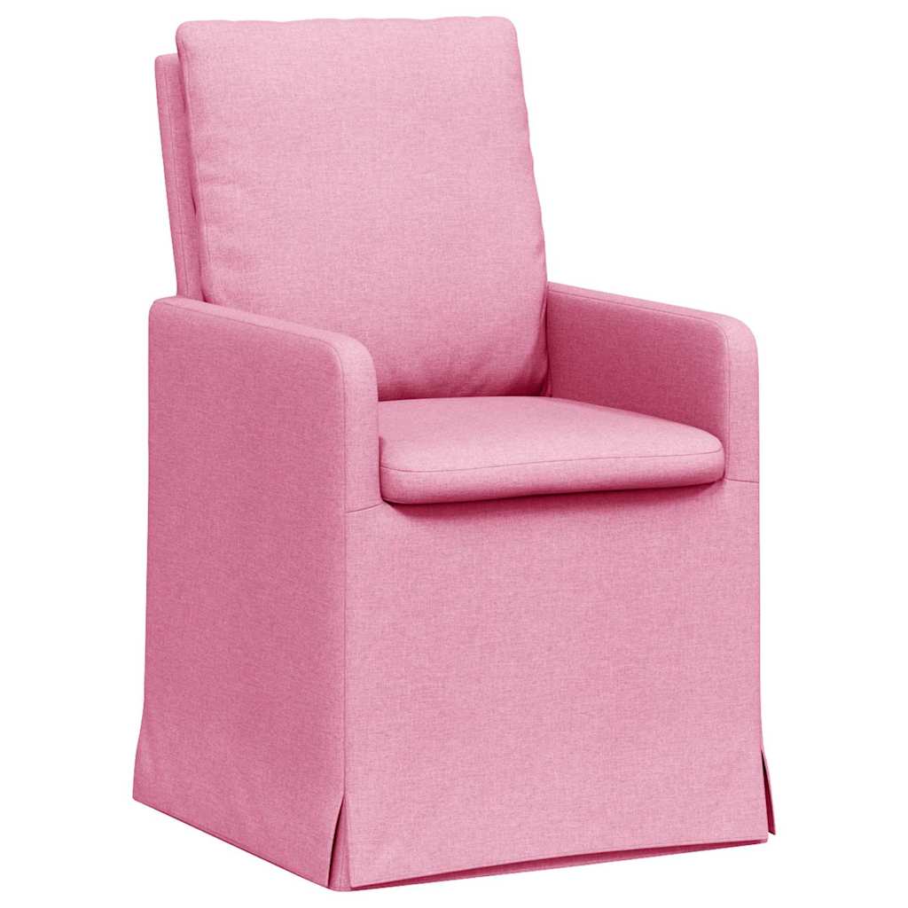 Sillas De Comedor 2 Uds. Tela 57 X 67 X 98 Cm