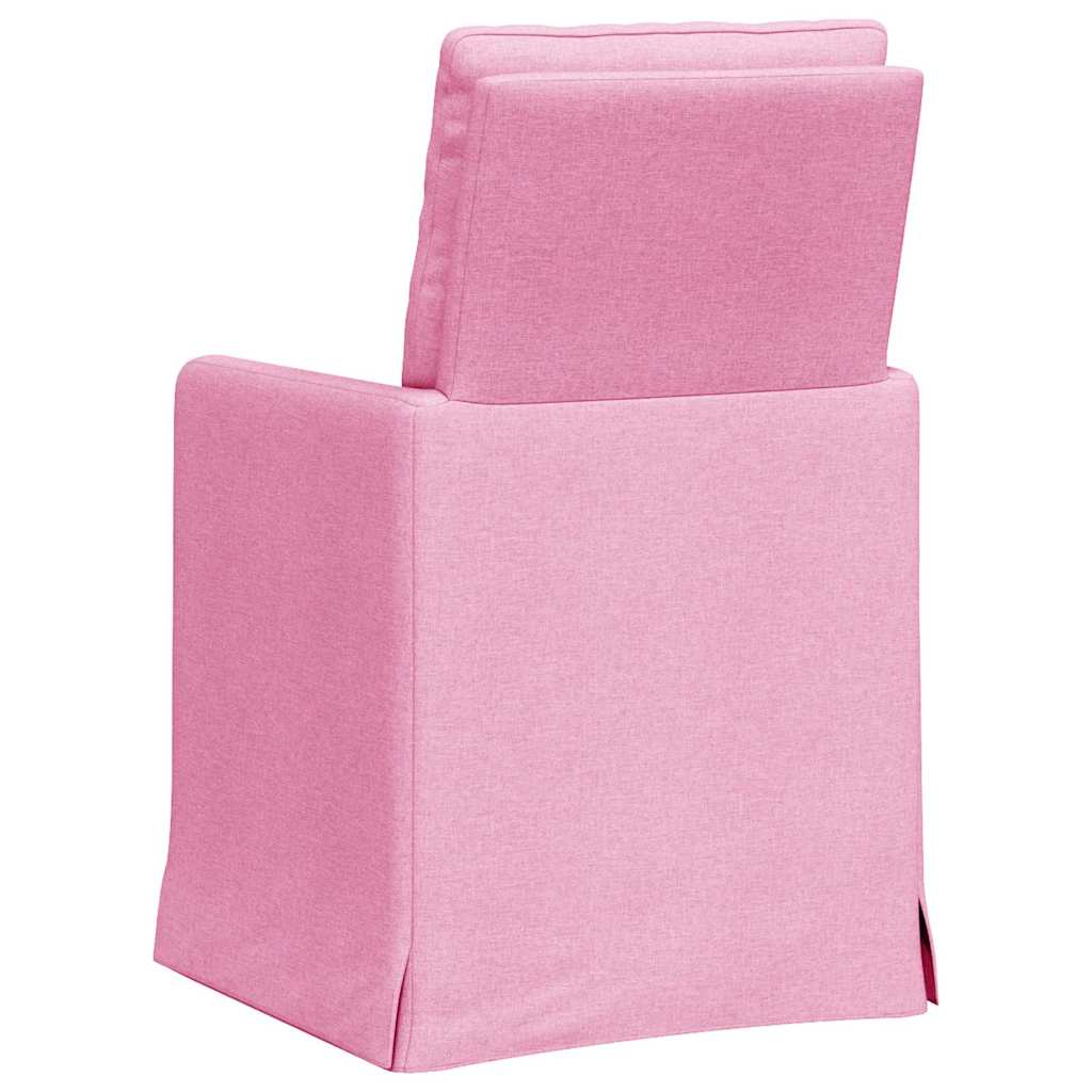 Sillas De Comedor 2 Uds. Tela 57 X 67 X 98 Cm