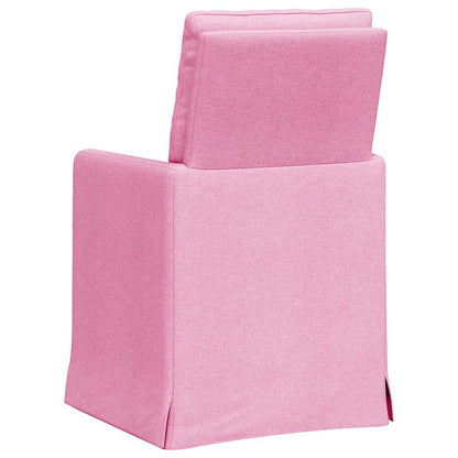 Sillas De Comedor 2 Uds. Tela 57 X 67 X 98 Cm