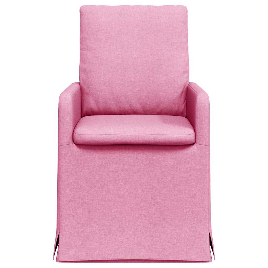 Sillas De Comedor 2 Uds. Tela 57 X 67 X 98 Cm