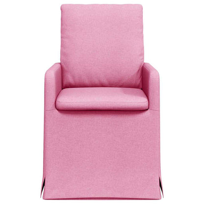 Sillas De Comedor 2 Uds. Tela 57 X 67 X 98 Cm