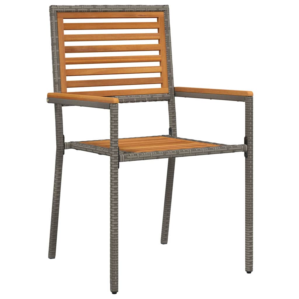 Conjunto De Comedor De Jardín 9 Pcs Y Marrón