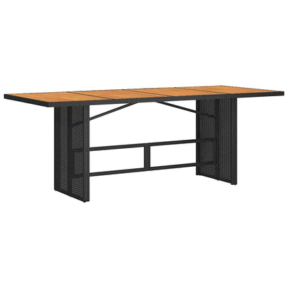 Conjunto De Comedor De Jardín 9 Pcs Y Marrón