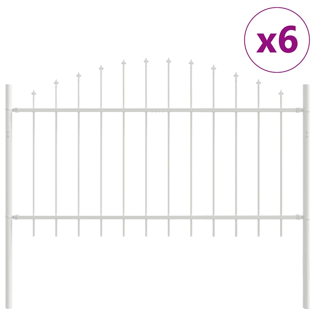 Valla De Jardín 6 Pcs 170 X 140 Cm