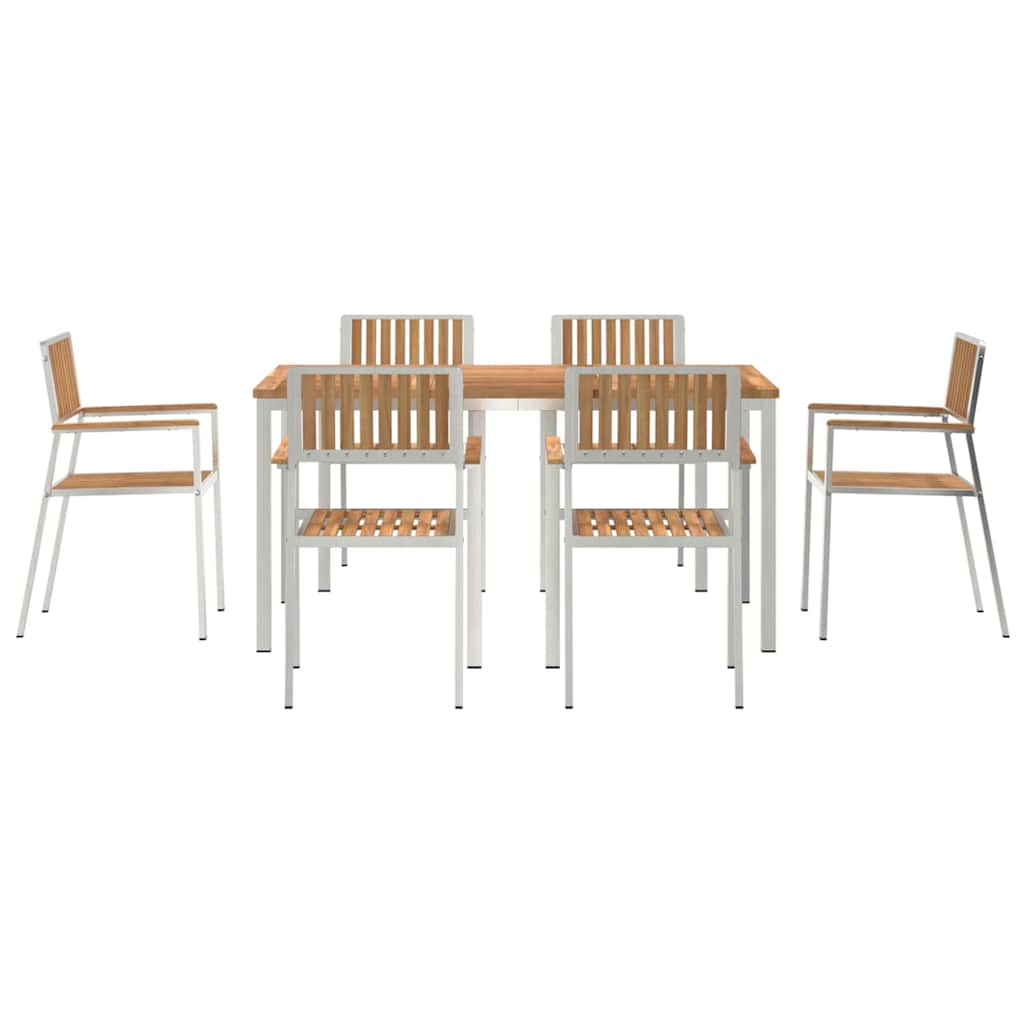 Juego De Comedor Para Exteriores 7 Pcs