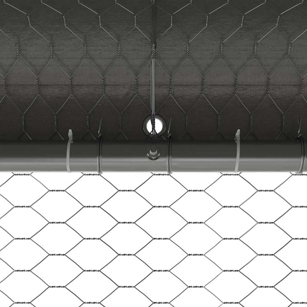 Jaula Para Pollos Plateado 2 X 2 X 2 M Acero Galvanizado