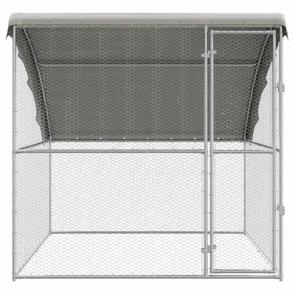 Jaula Para Pollos Plateado 2 X 2 X 2 M Acero Galvanizado