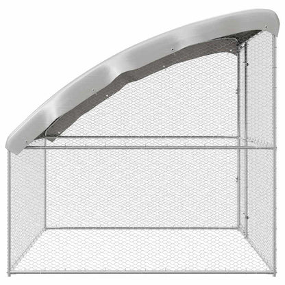 Jaula Para Pollos Plateado 2 X 2 X 2 M Acero Galvanizado
