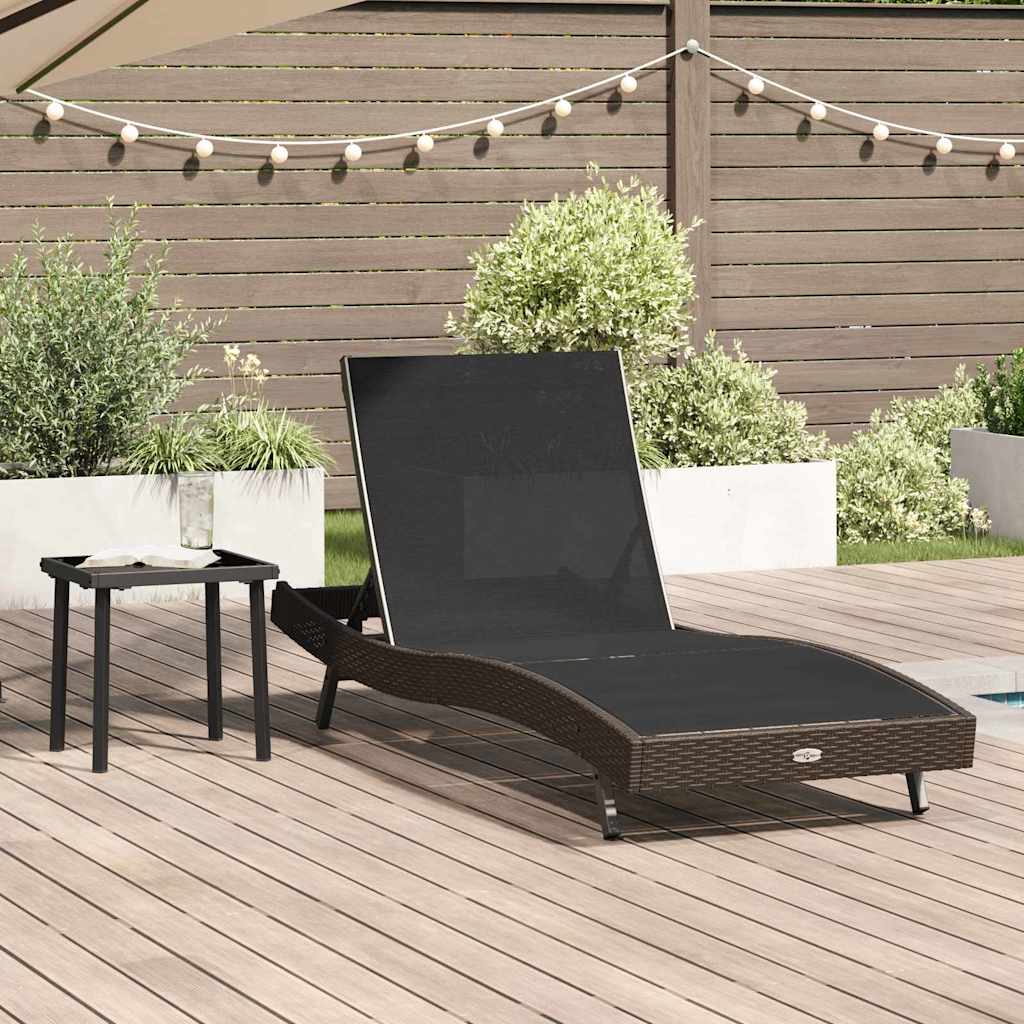 Tumbona 2 Pcs Ratán Sintético