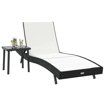 Tumbona 2 Pcs Ratán Sintético