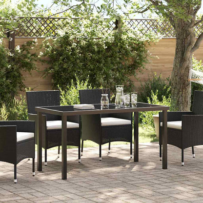 Mesa De Jardín Negro Metal