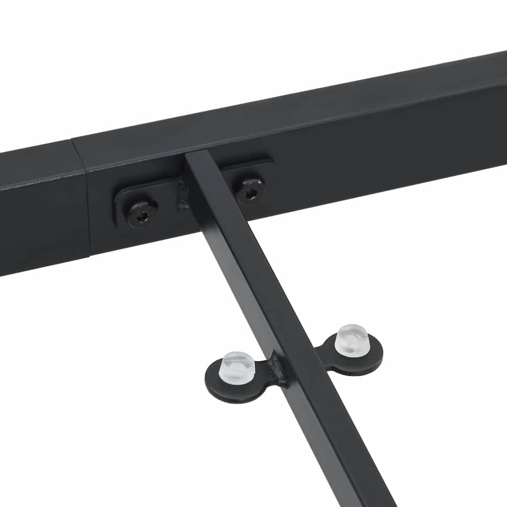 Mesa De Jardín Negro Metal