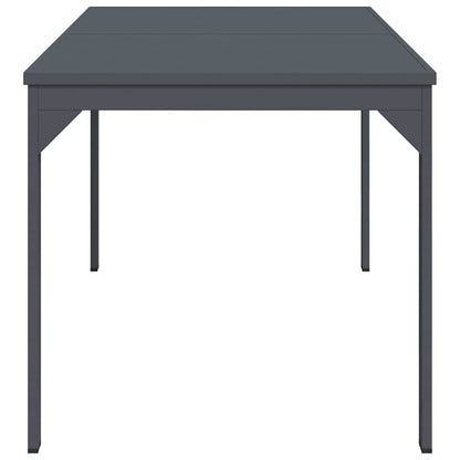 Mesa De Patio Antracita 180 X 80 X 74 Cm