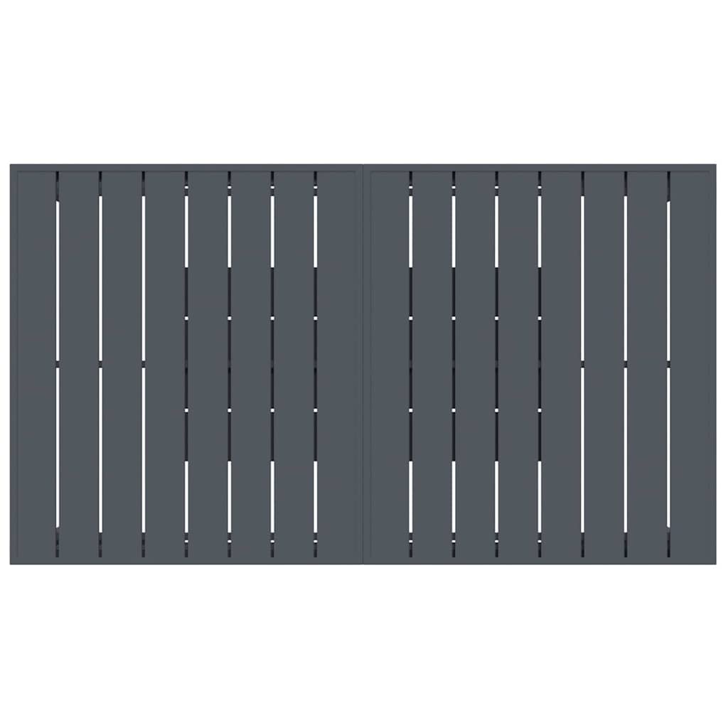 Mesa De Patio Antracita 180 X 80 X 74 Cm