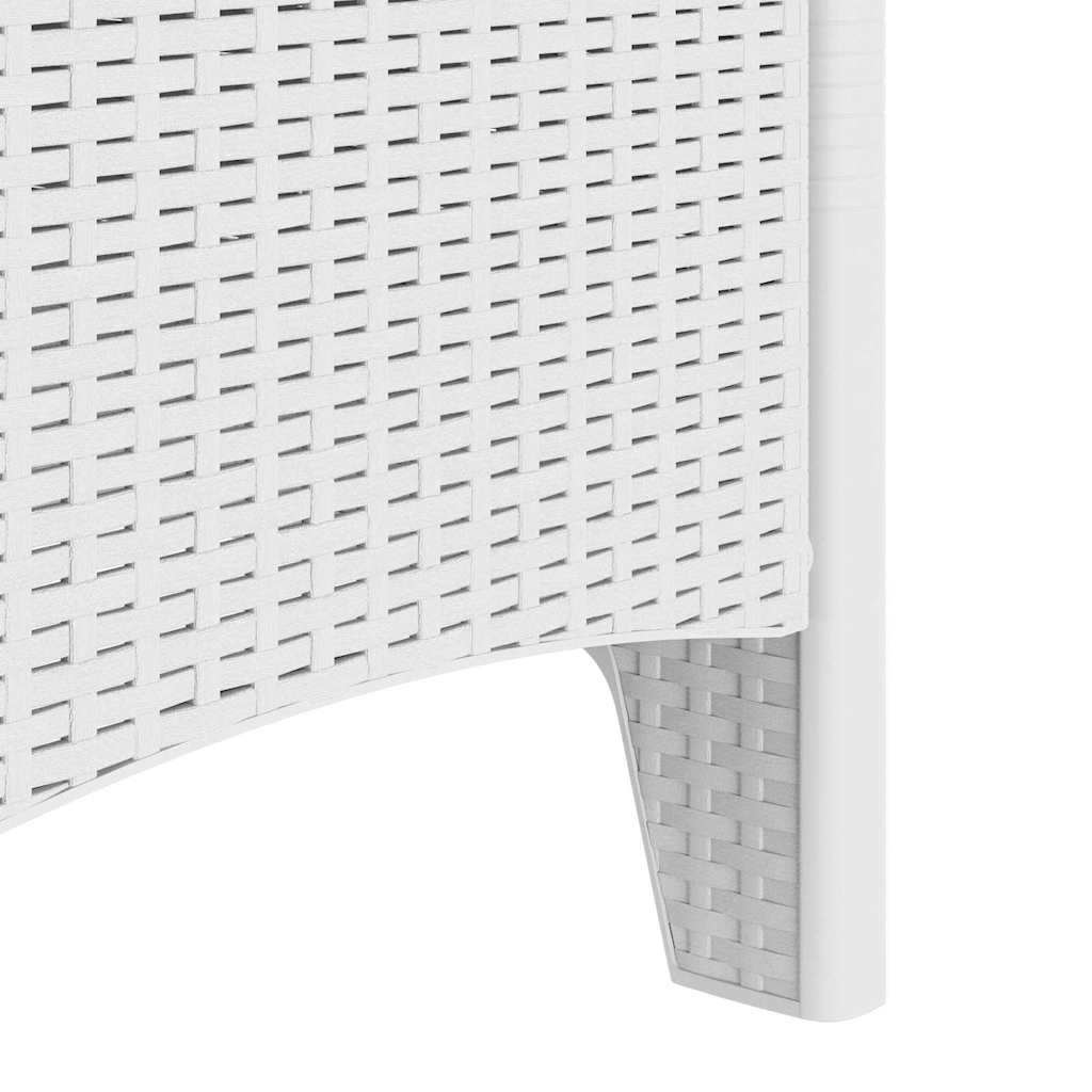 Silla De Jardín Con Cojín 2 Pcs 53 X 49 X 85 Cm Polipropileno