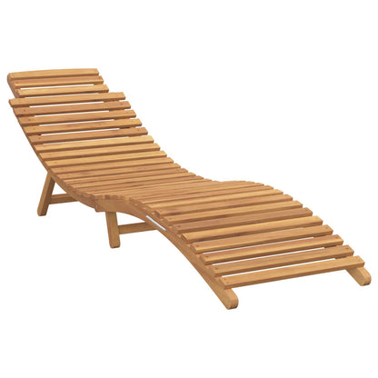 Tumbona De Jardín Con Cojín Marrón 198 X 55 X 58,5 Cm