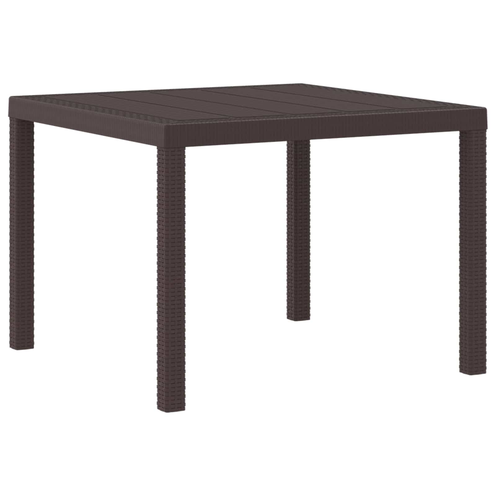 Mesa De Jardín 250 X 100 X 73 Cm Ratán Sintético