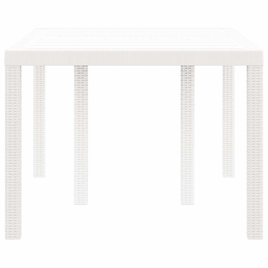 Mesa De Jardín 150 X 100 X 73 Cm Ratán Sintético