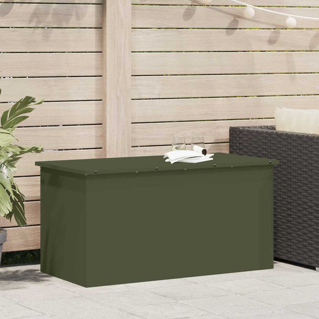 Caja De Almacenamiento Exterior Plateado