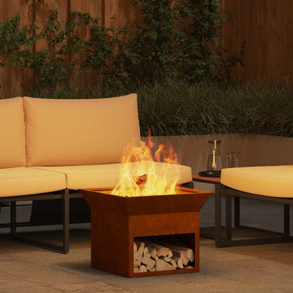 Hoguera Oxidado 50 X 50 X 40 Cm