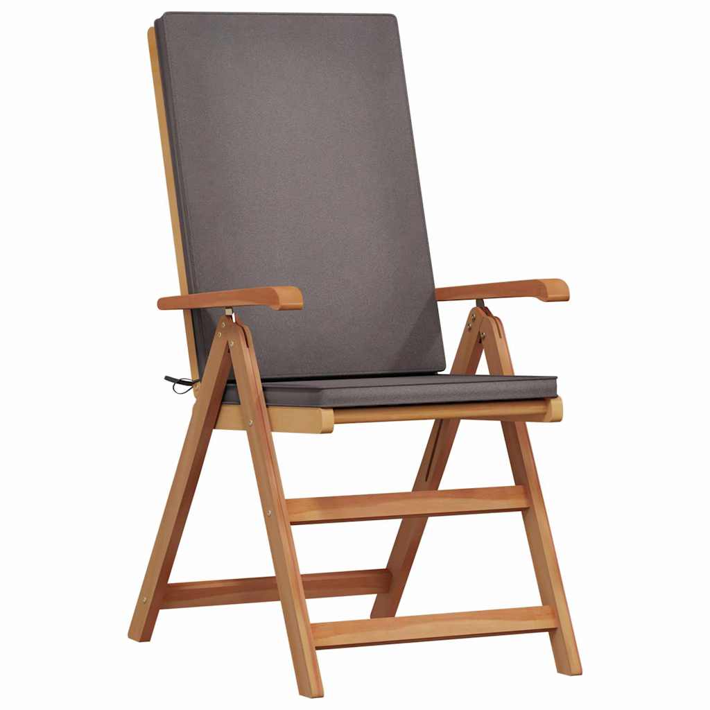 Silla De Jardín 4 Pcs Marrón Y 57 X 71.5 X 104 Cm