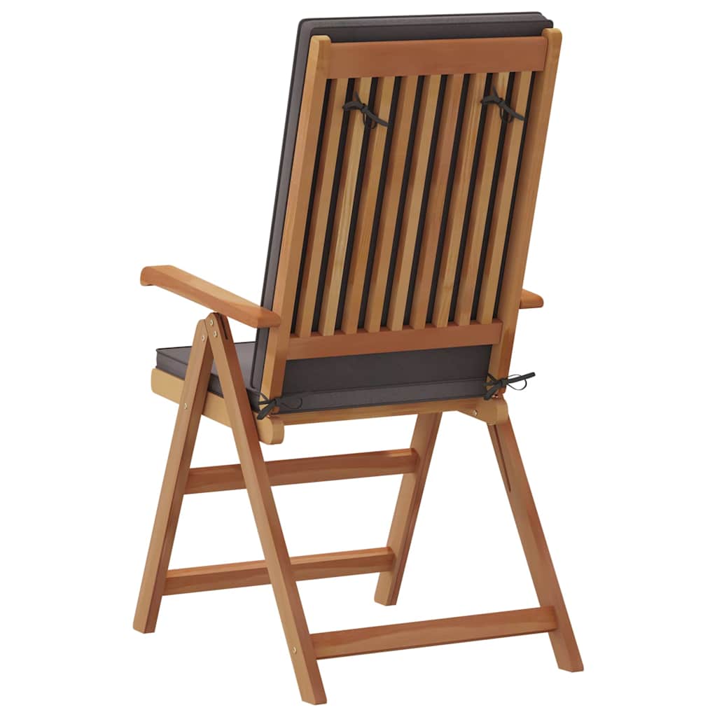 Silla De Jardín 4 Pcs Marrón Y 57 X 71.5 X 104 Cm